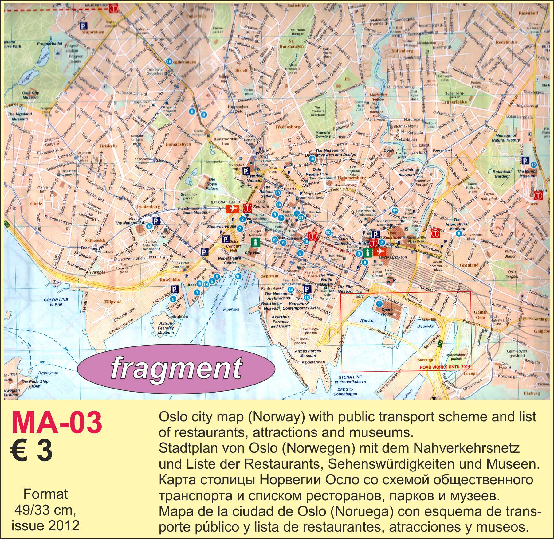 Map Oslo Norway